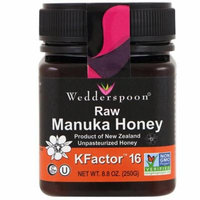 Wedderspoon, Raw Manuka Honey, KFactor 16, 8.8 oz (pack of 3)