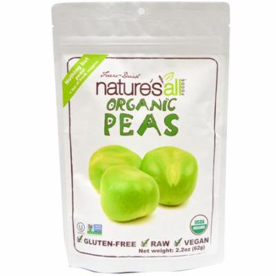 Natierra Nature's All , Foods, Freeze-Dried Organic Peas, 2.2 oz (pack of 3)