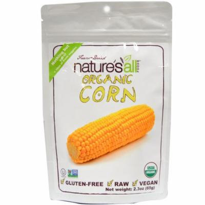 Natierra Nature's All , Foods, Freeze-Dried Organic Corn, 2.3 oz (pack of 6)