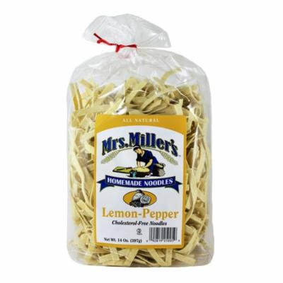Mrs. Miller's Homemade Lemon Pepper, Pesto & Vegetable Mix Cholesterol-Free Noodles Variety Pack (1- 14 oz. Bag of Each)