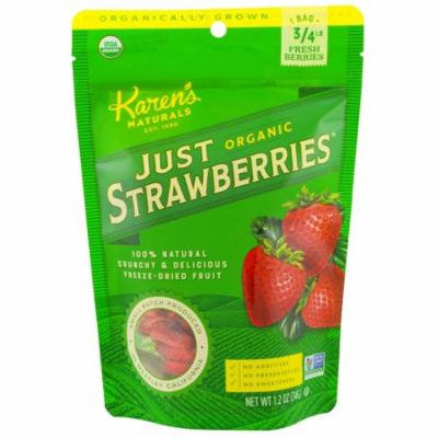 Karen's Naturals, Organic Just Strawberries, 1.2 oz (pack of 2)