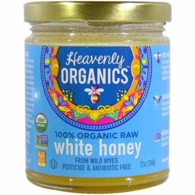 Heavenly Organics, 100% Organic Raw White Honey, 12 oz (pack of 12)