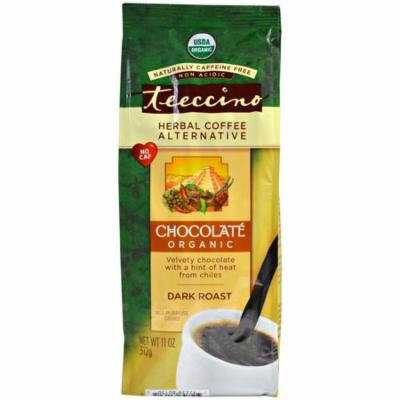 Teeccino, Organic Herbal Coffee Alternative, Dark Roast, Caffeine Free, Chocolate, 11 oz (pack of 2)