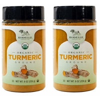 2 pack, Organic Ground Turmeric, Gluten Free by Rodelle, 8 OZ each