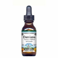 Damiana - Glycerite Liquid Extract (1:5) - Chocolate Flavored (1 fl oz, ZIN: 428210) - 3-Pack