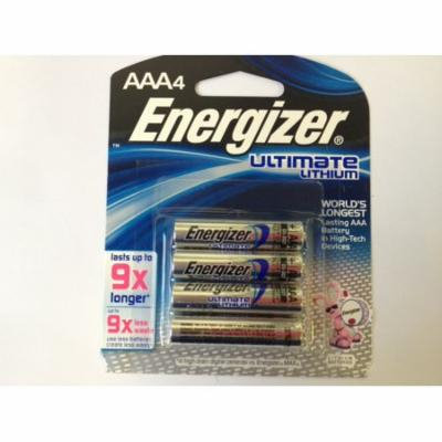 Energizer L92 AAA Lithium Batteries 1.5V - Retail Packaging - 12 Pack + 30% Off!