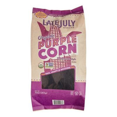 Late July® Snacks Restaurant Style Tortilla Chips Organic Purple Corn