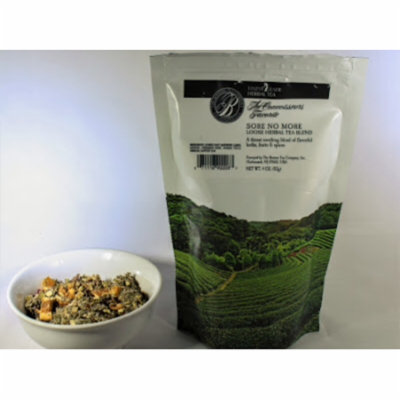 The Boston tea company sore no more loose herbal tea blend