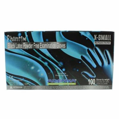 Adenna PHM910 Phantom Latex Powder Free Exam Gloves, X-Small, 1 Case
