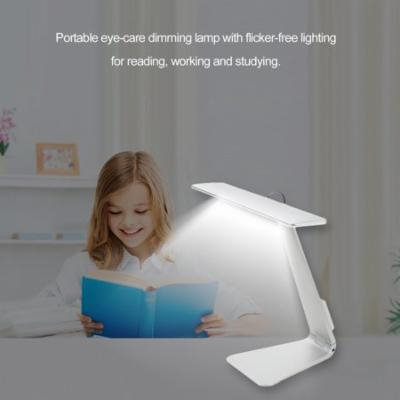 USB Charging Folding Desk Lamp Foldable Eye-care Reading Lamp Touch Control