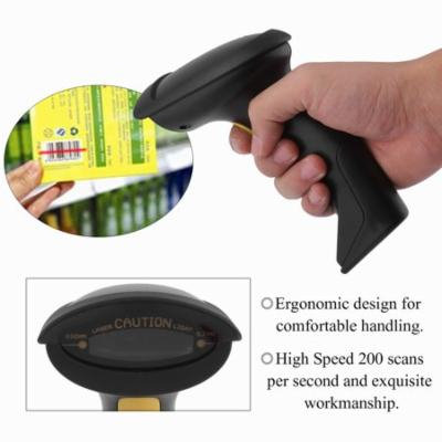 2.4G Wireless Laser Handheld USB Barcode Scanner Scan Tool Label Reader POS