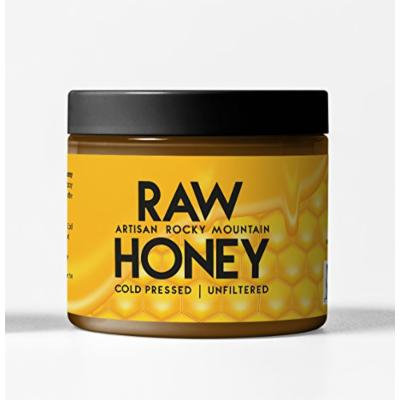 Artisan Rocky Mountain Raw Honey 20 oz, Cold Pressed & Unfiltered