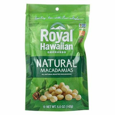 Royal Hawaiian Orchards Macadamias - Natural Roasted - Case of 6 - 5 oz.