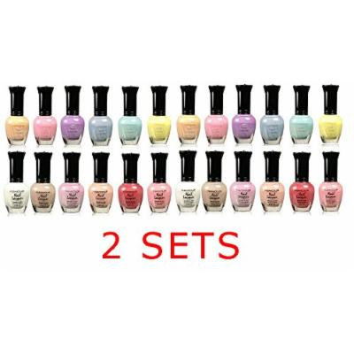 Kleancolor Collection - Assorted Pastel Nail Polish 12pc Set - 2 SETS