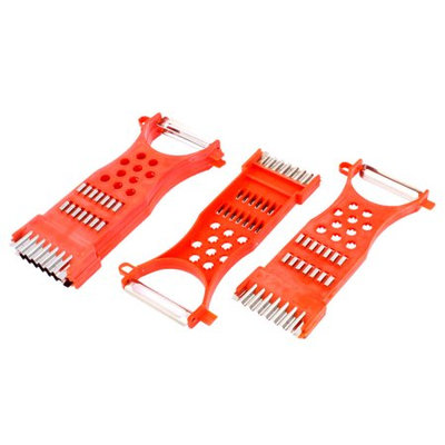 Kitchen Multifunctional Vegetable Fruit Grater Slicer Peeler Cutter Tool 4pcs