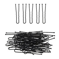 Hair Pins Baomabao 50Pcs Set Hair Clip Hairpin Curl Wave Fork Handle Handle Salon Stealth