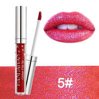 JUA PORROR Metallic Metal Lip Gloss -Glitter Liquid Lipstick-Long Lasting Waterproof Makeup for Woman Gift