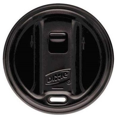 DIXIE TP9550B Dome Lid,20 to 24 oz, Black, PK1000