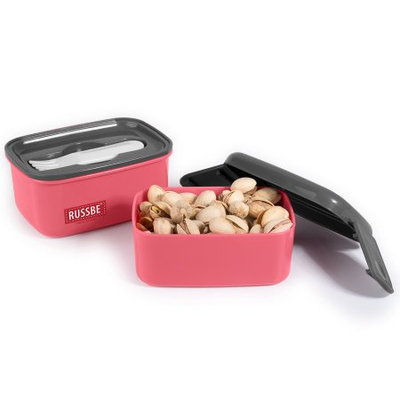18 oz. Russbe Snack Bento -Pink