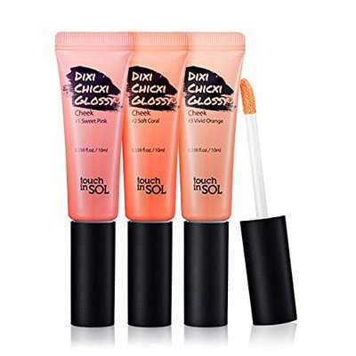 Touch in SOL Dixi Chicxi Glossy #1 Sweet Pink Cheek Blusher 10ml