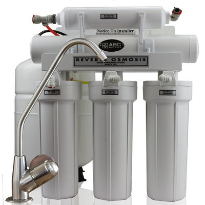 ABCwaters High Efficiency Water Saving 5-Stage Reverse Osmosis Drinking Water System with Upgraded Pentair Membrane, 1 to 1 ratio