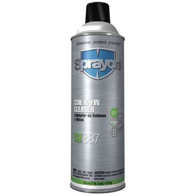 SPRAYON S00887000 Coil and Fin Cleaner, Aerosol,18 oz, White