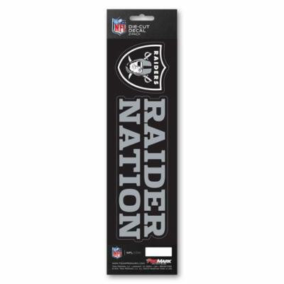 Oakland Raiders Decal Die Cut Slogan Pack