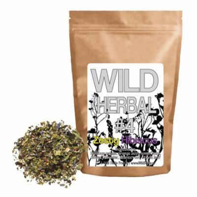 Wild Herbal #4 - Zesty Hibiscus Tea Blend by Wild Foods - 4oz