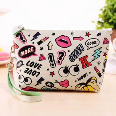 Best Sale! Recommend ! Women Print Makeup Bag Travel Organizer Storage Pouch Clutch Bag PESTE