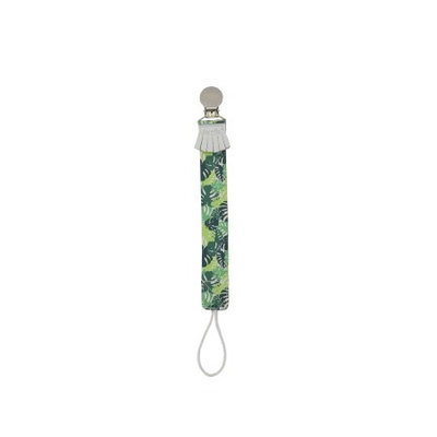 Itzy Ritzy Drop Happensâ ¢ Genuine Leather Pacifier Tether, South Beach, Green