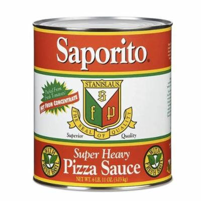 Saporito Pizza Sauce #10, Pack of 6