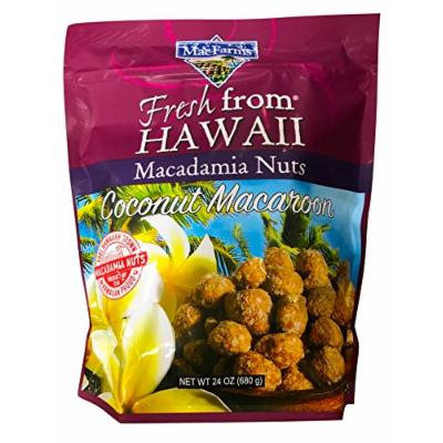 MacFarms Hawaiian Coconut Macaroon Macadamia Nuts