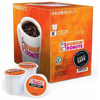Dunkin Donuts Dunkin Dark K-Cups (72 Count) with Bonus K-Cups