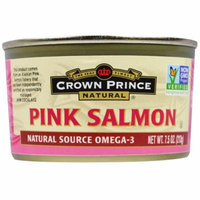 Crown Prince Natural, Pink Salmon, 7.5 oz (pack of 6)