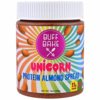 Buff Bake, Unicorn Protein Almond Spread, 13 oz(pack of 2)