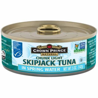 Crown Prince Natural, Skipjack Tuna, Chunk Light, In Spring Water, .5 oz (pack of 2)