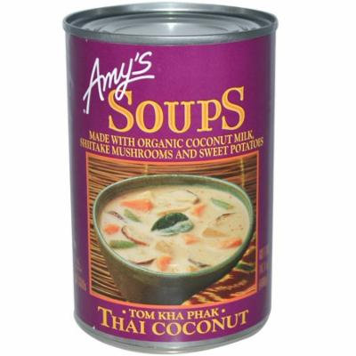Amy's, Organic Soups, Tom Kha Phak, Thai Coconut, 14.1 oz (pack of 6)