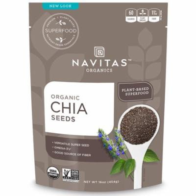 Navitas Organics, Organic Chia Seeds, 16 oz (pack of 6)