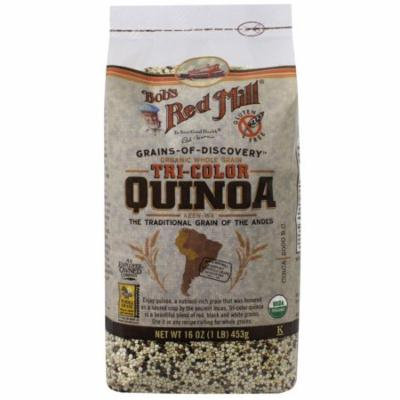 Bob's Red Mill, Organic Whole Grain Tri-Color Quinoa, 16 oz (pack of 1)