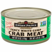 Crown Prince Natural, Fancy White-Lump Crab Meat, 6 oz (pack of 6)