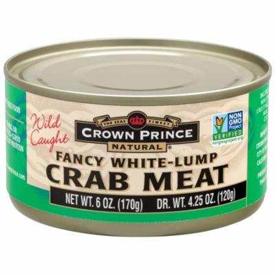 Crown Prince Natural, Fancy White-Lump Crab Meat, 6 oz (pack of 6)