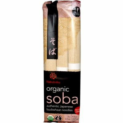Hakubaku, Organic Soba, 9.5 oz (pack of 12)