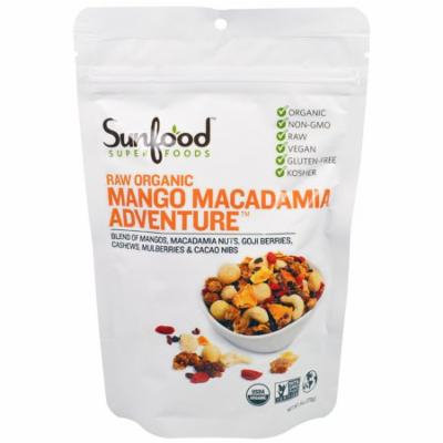 Sunfood, Raw Organic Mango Macadamia Adventure, 6 oz (pack of 4)