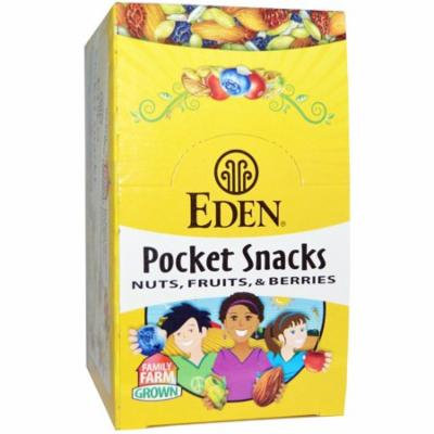 Eden Foods, Pocket Snacks, Quiet Moon, Nuts, Seeds, Dried Fruit, 12 Packages, 1 oz (28.3 g) Each(pack of 6)