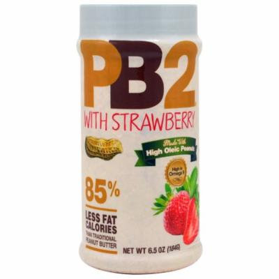 Bell Plantation, PB2, Powdered Peanut Butter with Strawberry, 6.5 oz(pack of 4)