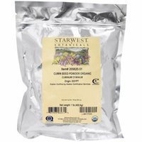 Starwest Botanicals, Organic Cumin Seed Powder, 1 lb (pack of 4)