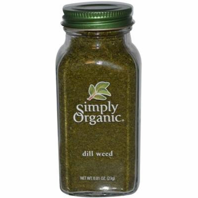 Simply Organic, Dill Weed, 0.81 oz (pack of 12)
