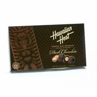 Hawaiian Host Whole Macadamias Premium Dark Chocolate 7 oz Box (Pack of 12)