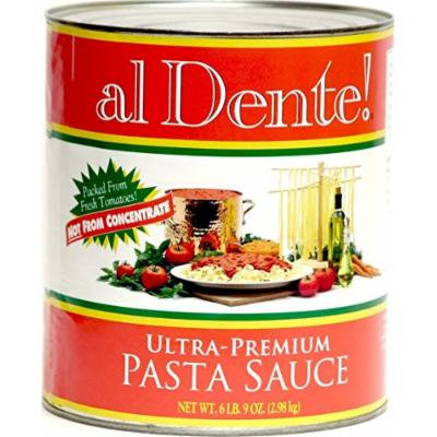 al Dente Ultra Premium Pasta Sauce, 6-pound 9-ounce No. 10 Can (Pack of 6)