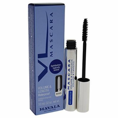 Mavala Mascara Volume & Length Waterproof, Black, 0.32 Ounce
